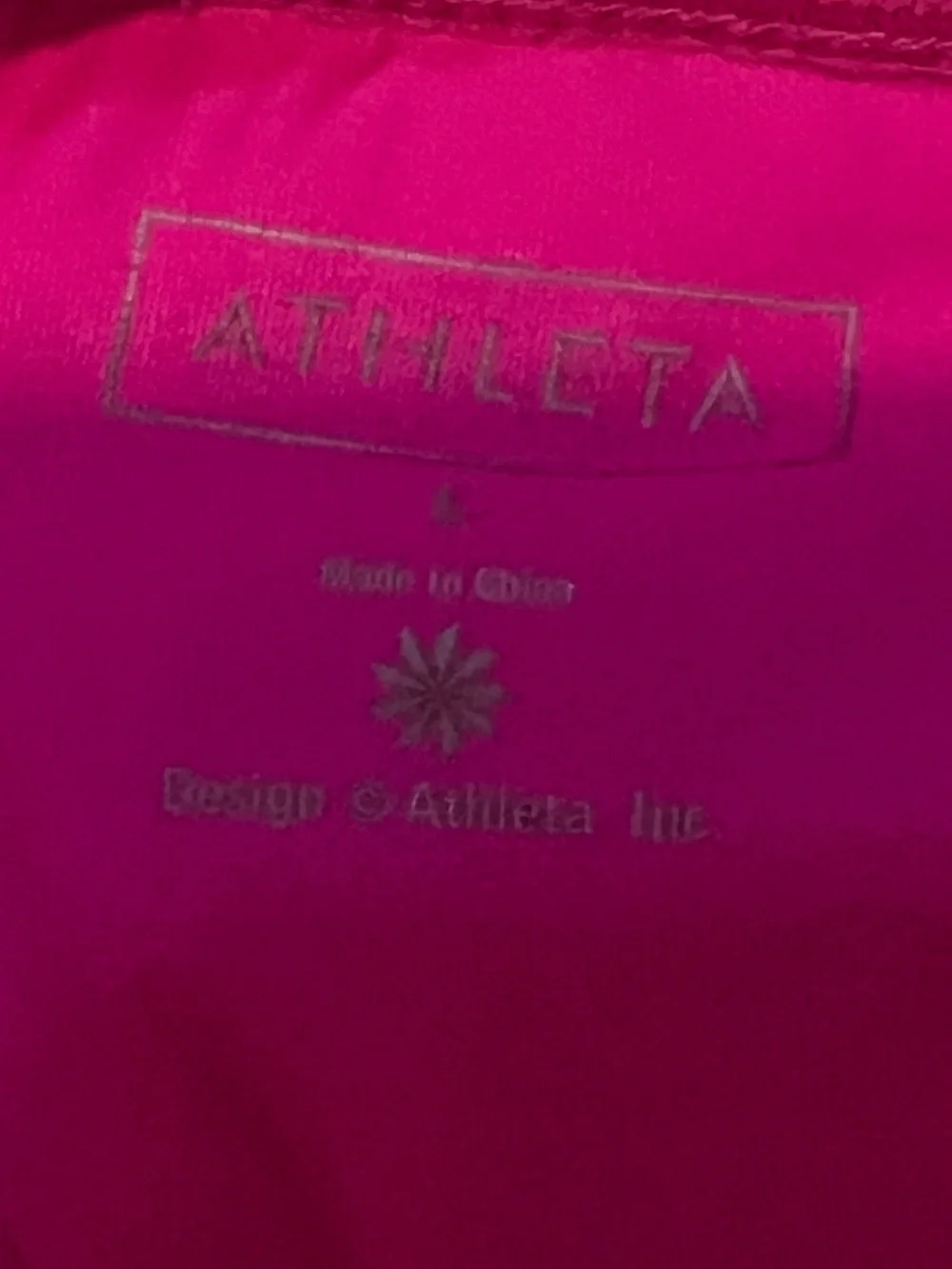 Athleta Hot Pink Tiered Skater Skirt with Drawstring - Picture 3 of 4